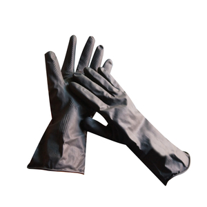 <span class=keywords><strong>Guantes</strong></span> <span class=keywords><strong>de</strong></span> trabajo <span class=keywords><strong>de</strong></span> látex industrial negro, producción en fábrica, aceptación <span class=keywords><strong>de</strong></span> aduanas, precios al <span class=keywords><strong>por</strong></span> mayor - Product Image 5