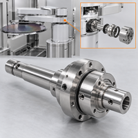 Axe rotatif sous vide CNC 316L sur mesure pour robots de manutention de plaquettes semi-conductrices