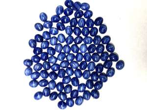 Gema de Cuarzo Sintético Azul Zafiro Estrella con Corte Brillante Certificado por IGI, Ovalada de 20mm, Suelta, para Joyería, Creada en Laboratorio - Product Image 5