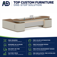 Bureau d'ordinateur pliable moderne en MDF, vente en gros d'usine, table de travail pour personnel, mobilier de bureau pour usage professionnel, domestique et en villa