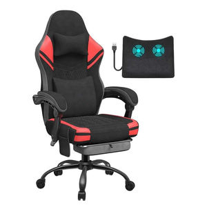 Chaises de bureau confortables en tissu respirant, chaises <span class=keywords><strong>gamer</strong></span> avec soutien lombaire massant, <span class=keywords><strong>chaise</strong></span> de jeu avec <span class=keywords><strong>coussin</strong></span> de siège à ressorts ensachés - Product Image 1