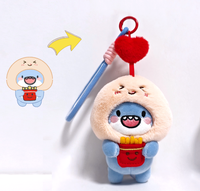 Porte-clés en peluche de coton doux personnalisé en usine - Jouet animal en peluche personnalisé avec des matériaux écologiques