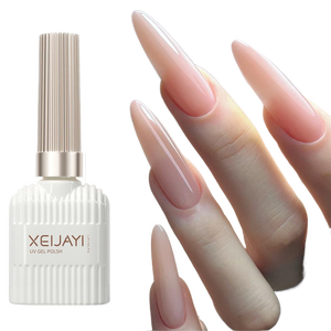 Esmalte de <span class=keywords><strong>uñas</strong></span> en Gel superbrillante <span class=keywords><strong>Rosa</strong></span> desnuda de 15ml, Gel UV de salón de alta saturación, esmalte de Gel para manicura DIY sin Alcohol - Product Image 6