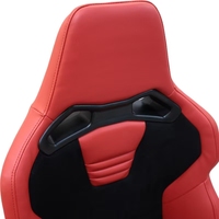 Sièges baquet de course universels en cuir PVC de haute qualité pour simulateur de jeu, réglables