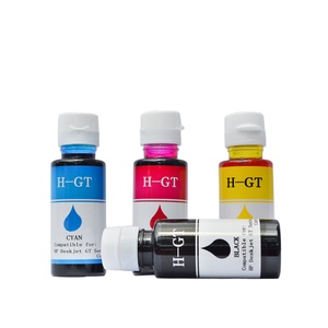 HESHUN GT51 GT 51 52 53 53XL GT52 GT53 GT53XL botella Compatible negra tinta de recarga a base de agua para impresora <span class=keywords><strong>HP</strong></span> 415 5810 - Product Image 1