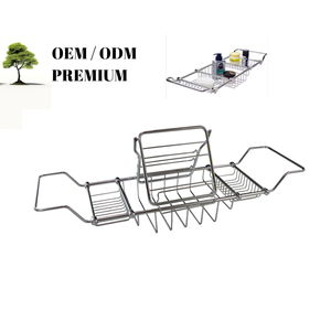 Plateau de luxe extensible en laiton en métal de prix usine pour baignoire - Product Image 6