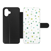 Sarung kulit sublimasi Samsung, dompet lipat kulit PU kosong Transfer panas DIY untuk Galaxy A55/A35/A25/A06/A05S/A15