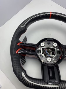 Volant sport en fibre de carbone pour <span class=keywords><strong>Mercedes</strong></span> W203 W204 W218 W207 W172 C63 Classe S Classe E Classe G <span class=keywords><strong>C43</strong></span> GT A45 <span class=keywords><strong>AMG</strong></span> - Vente flash - Product Image 4