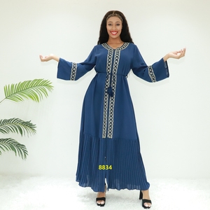 Abito africano manica <span class=keywords><strong>a</strong></span> <span class=keywords><strong>palloncino</strong></span> abaya AY moda 8834 Cameroon abbigliamento da donna - Product Image 1