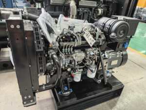 Groupe électrogène diesel triphasé 380V 40kW 50kVA 50/60Hz pour drone avec système de protection et détection intelligente automatique ATS - Product Image 4