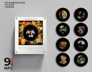 Imán de Refrigerador con Luz Nocturna NFC y Foto Personalizada, Figura Cantante de Plástico con Altavoz Integrado, No Requiere Teléfono, Decoración Personalizada - Product Image 2
