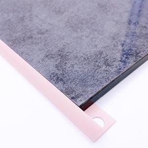 Perfil de <span class=keywords><strong>PVC</strong></span> Moderno <span class=keywords><strong>para</strong></span> Construcción, Moldura de Esquina de Cerámica Plástica, Impermeable y Duradero, Decoración de Bordes con Color Personalizado - Product Image 4