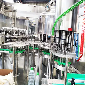 Complete Automatic 3 In 1 Plastic Bottle Pure Mineral Water Production Line Water Filling Machine