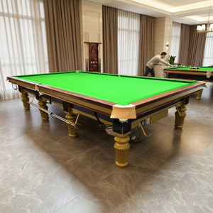 Lit ardoise Golden Leg Tournoi Coussin en bloc d'acier 12ft Style <span class=keywords><strong>anglais</strong></span> Snooker <span class=keywords><strong>Billard</strong></span> Super Power Table de <span class=keywords><strong>billard</strong></span> à vendre - Product Image 1
