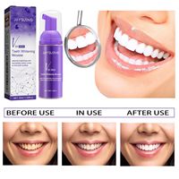 Mousse dentifrice à saveur de menthe V34 formule blanchissante et nettoyante pour les dents jaunes à la maison