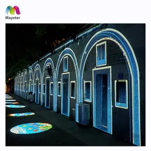 3D 7D 9D Holographic outdoor building video projector content immersive projection video mapping projector