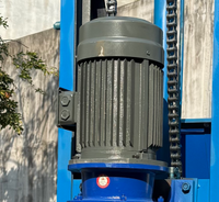 Foreuse électrique pour puits d'eau de 80 m de profondeur, pompe semi-hydraulique de 3 kW, moteur de levage, sur roues, pour l'irrigation agricole et l'utilisation domestique de l'eau