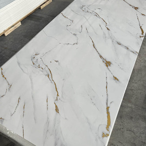 Panel de Mármol Moldeado en PVC de 3mm de Fácil Instalación XHDECOR, Lámina de Mármol Artificial UV de Tamaño Personalizado 4x8, Decoración Económica para el Hogar - Product Image 2