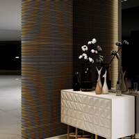 Panel de pared decorativo 3D moderno al por mayor panel de pared de PVC PS materiales de decoración rápida función impermeable ignífuga a prueba de humedad