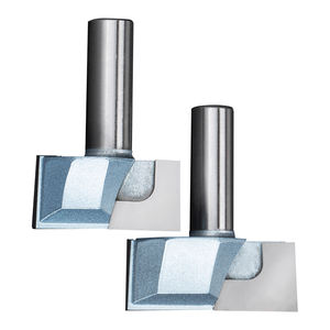 Huhao Alta Qualidade Broca Reta Corte Industrial Métrica Clear Bottom Cortador Carpintaria Cortador de Slotting Cortador Router Bit - Product Image 1