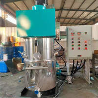 Mélangeur planétaire double sous vide haute dispersion pour l'industrie chimique, 500L, pour colle, adhésif et mastic, avec chauffage