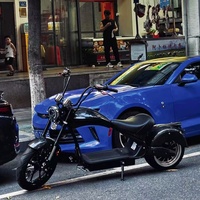 Nouveau scooter électrique Citycoco à pneus larges EEC COC MH3
