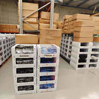 Bacs de stockage à ouverture frontale en plastique ondulé Corflute Coroplast PP, empilables, pour vêtements et tri de commandes