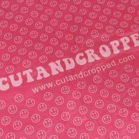 Papier de soie couleur de base rose personnalisé Papier de copie d'impression de logo pleine page
