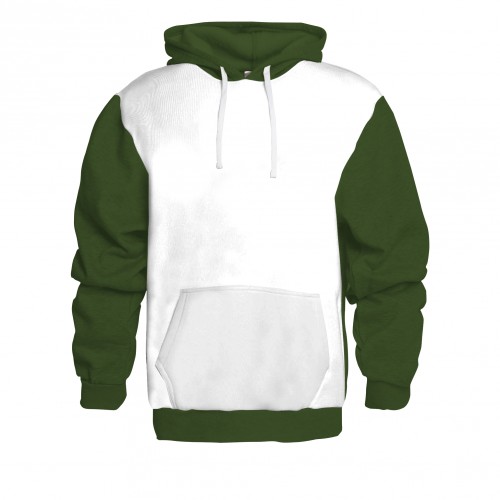 White+Olive Green