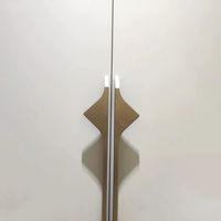 Poignée de meuble de luxe moderne en profilé d'aluminium pour chambre, cuisine extérieure, salle de bain, hôtel, commode, armoire et tiroir