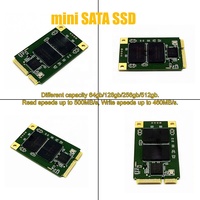 SSD mSATA 512 Go, 256 Go, 128 Go, 64 Go, personnalisation OEM directe d'usine, TLC NAND, transfert de données stable pour ordinateur