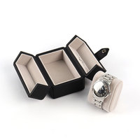 Boîte à montre personnalisée avec logo, boîte de rangement de luxe en carton rigide, emballage en papier, boîte à montre en cuir PU, boîte cadeau pour montre