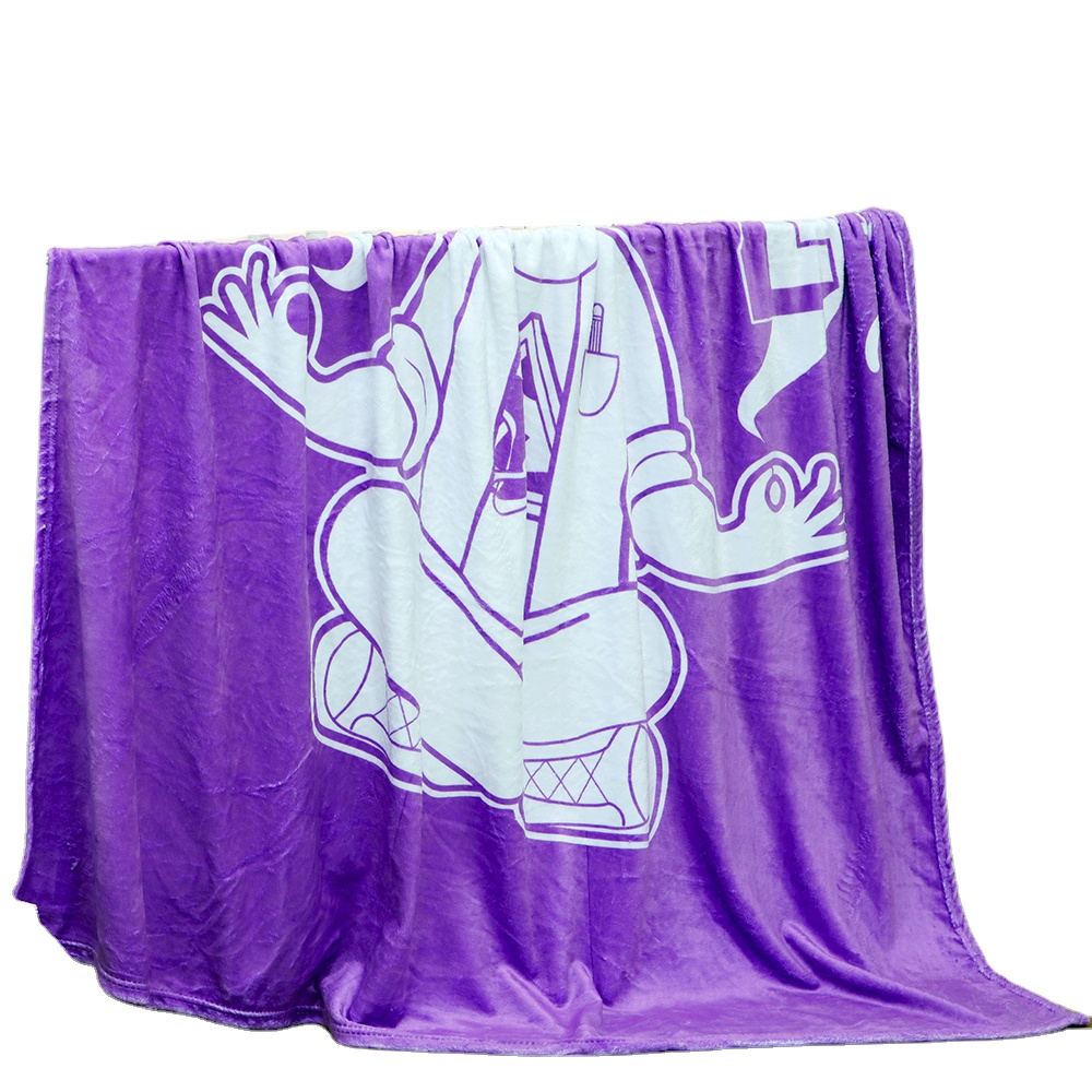 Оптовая продажа, роскошное теплое мягкое Флисовое одеяло с индивидуальным принтом