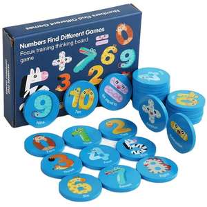 EN STOCK Niños Juguete de madera dinosaurio vehículo partido rompecabezas Juego Montessori Bebé Memoria Juguetes educativos para niños - Product Image 1