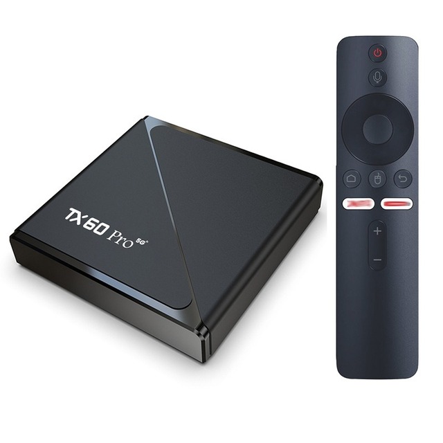 Tx60 Pro 5G 4K Android TV Box 16GB RAM 256GB ROM Android 16 ONN STB Certified Smart OTT Box with Google TV Certification