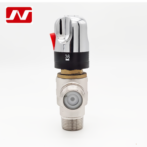 Proveedor de China, válvula mezcladora termostática de agua fría y caliente de latón de 3/4 "para calefacción Solar, válvula mezcladora de 3 vías, válvula mezcladora de Ducha - Product Image 4