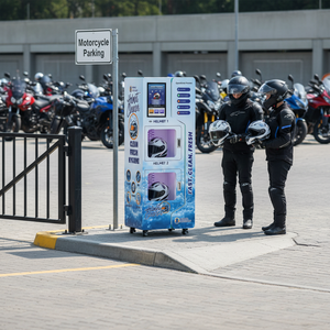 Equipo de Autolimpieza de Cascos para <span class=keywords><strong>Gasolineras</strong></span>, Estacionamientos y Servicio de Motocicletas - Product Image 4