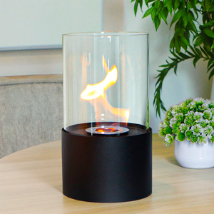 Bàn Ethanol lò sưởi kim loại cầm tay trong nhà nóng vòng bảng người giữ ngọn nến với hai sử dụng - Product Image 3