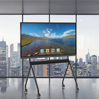 Vente flash Tableau blanc interactif intelligent à double système 65 pouces avec écran 4K UHD pour l'enseignement et le travail