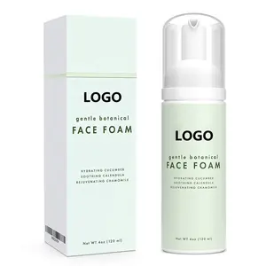 Espuma Limpiadora Facial Suavizante de Pepino Orgánica OEM para el Cuidado de la Piel, Limpia y Aclara - Product Image 1