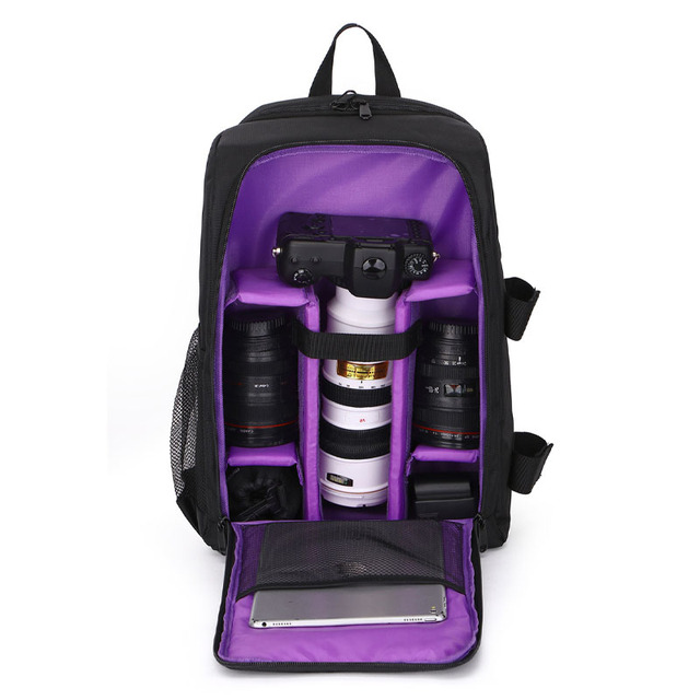 Custom Pattern Travel Camera Bag Pack Backpack Wholesaler for Dslr and Laptop Camcorders