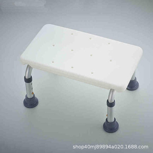 Bathtub <b>Stool</b> Aluminum Alloy 48x42x26.5 Cm Toilet Seat For Elderly And Pregnant Women - Product Image 3