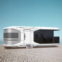 Maison intégrée mobile logée capsulée de capsule de l'espace Maison moderne entièrement préfabriquée meublée