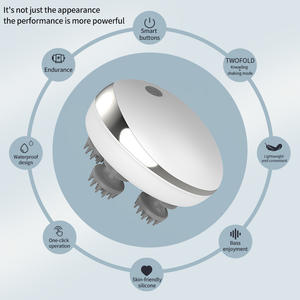 Kopfmassagegerät <span class=keywords><strong>2026</strong></span> Neue Produkte Kopfhautmassage Multifunktionale Kopfhauttherapie Meridian-Kamm Elektrischer Silikon-Massager - Product Image 5