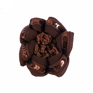Femme Lady Sparkle Handmade Ballet Dancer Hairnet Hair Net Flowerhead Hair <span class=keywords><strong>Snood</strong></span> - Product Image 4