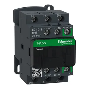 Telemecanique Tesys D Serie Iec Ac/Dc Universele Contactor 3P 18a Lc1d18 24-60V Lc1d18bne 48-130V Lc1d18ehe 100-250V Lc1d18kue