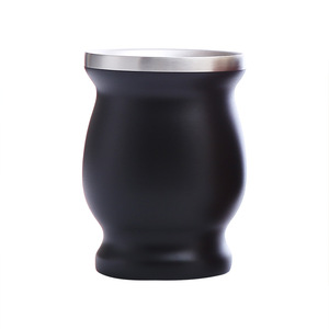 GZYSL — tasse à thé en acier inoxydable, RTS 8 oz, type caleçon tibétain, avec double paroi, isolation thermique, avec paille à cuillère Bombilla - Product Image 2