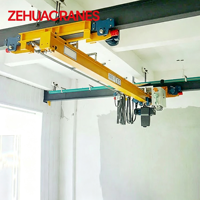 Grúa Puente Monoviga Europea HD de 5T y 22.5M de Vano, 10 Toneladas FEM, Grúa de Taller DIN con Control VFD y Polipasto Incluido