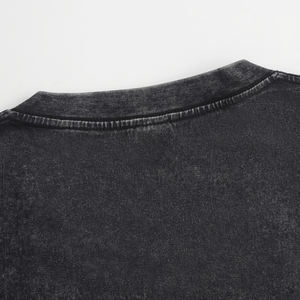 เสื้อยืดลายพื้นลำลองของผู้ชายทำจากผ้าคอตตอน105% แห้งเร็วระบายอากาศได้ดีผ้าถักโอเวอร์ไซส์ - Product Image 5