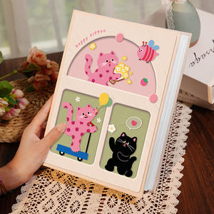 Álbum de Fotos de 5 Pulgadas con Diseño de Gato Kawaii, para Niños, con Capacidad para 200 Fotos - Product Image 1